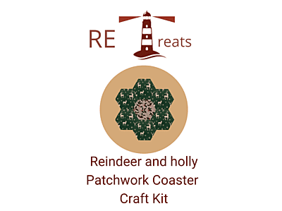 RE Treats Reindeer and Holly Coaster Craft Kit