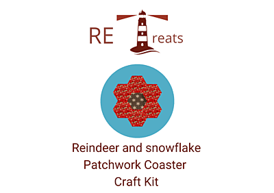 RE Treats Reindeer and snowflake Coaster Craft Kit