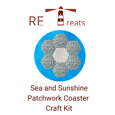 RE Treats Sea and Sunshine Patchwork Coaster Craft Kit
